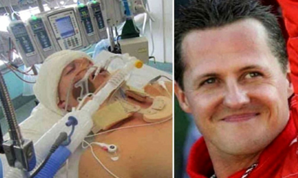 Michael Schumacher pe patul de spital intubat la terapie intensiva