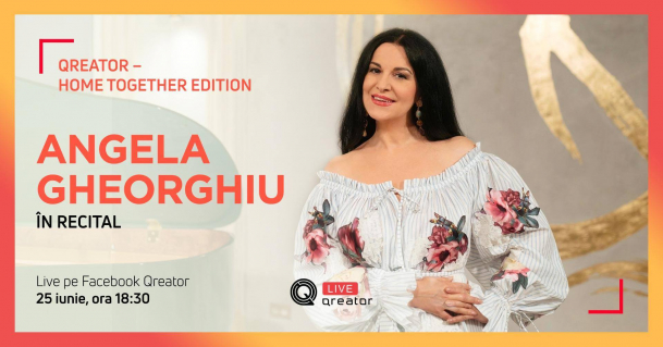 Soprana Angela Gheorghiu va sustine un concert live pe Facebook  a Qreator