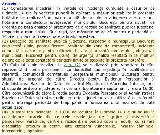 Autoritățile nu au mai publicat rata de incidență a cazurilor de Covid-19 pentru județe și București. Explicația Grupului de Comunicare Strategică