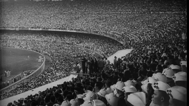 Imagine din 1950, din finala Brazilia - Uruguay, 1-2, cu peste 200.000 de suporteri, în finala Campionatului Mondial 